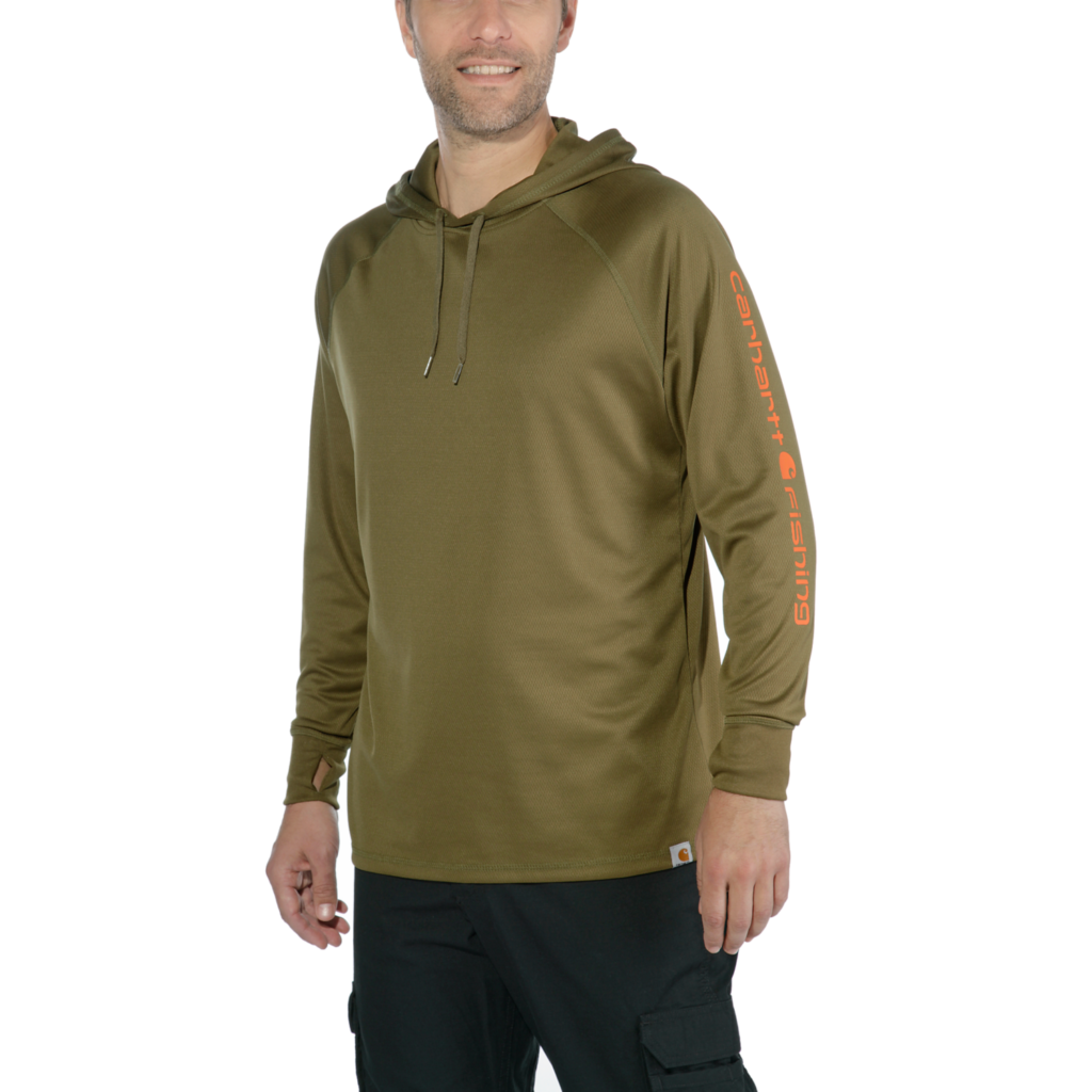 Carhartt fiske luvtröja
