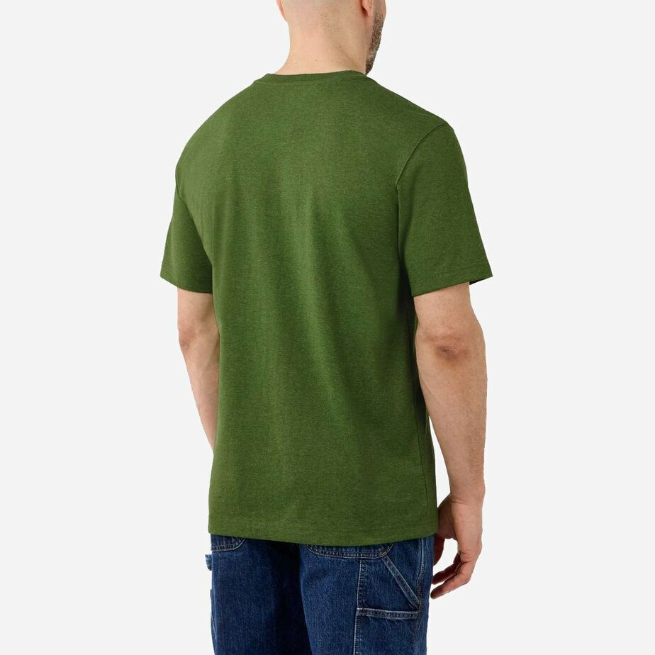 Carhartt core logo kortærmet t-shirt i grøn til herre