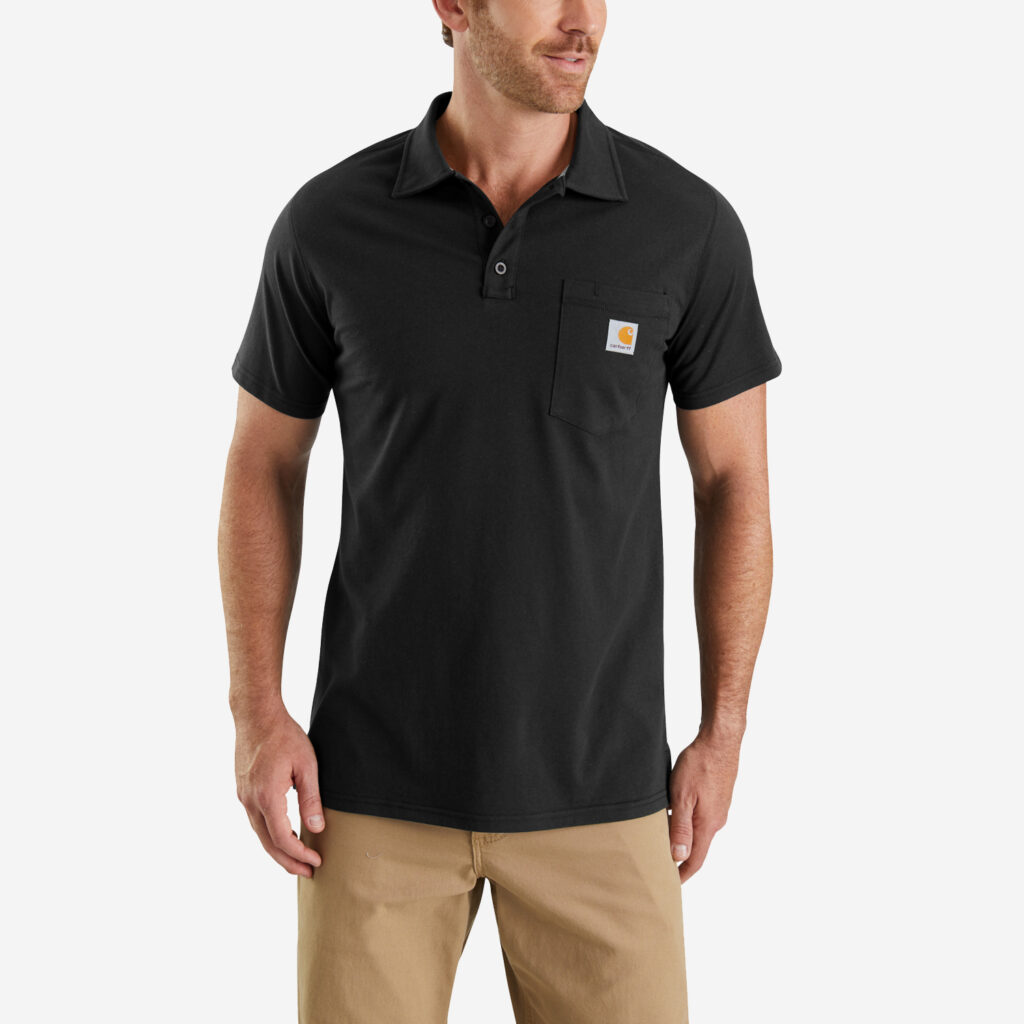 Carhartt force polo t-shirt med ficka