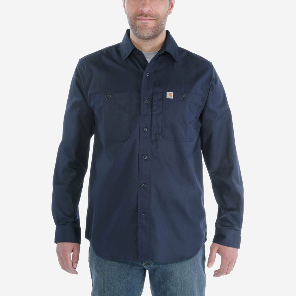 carhartt_rugged_professional_skjorta_långärmat_navy_herr_102538_412_front