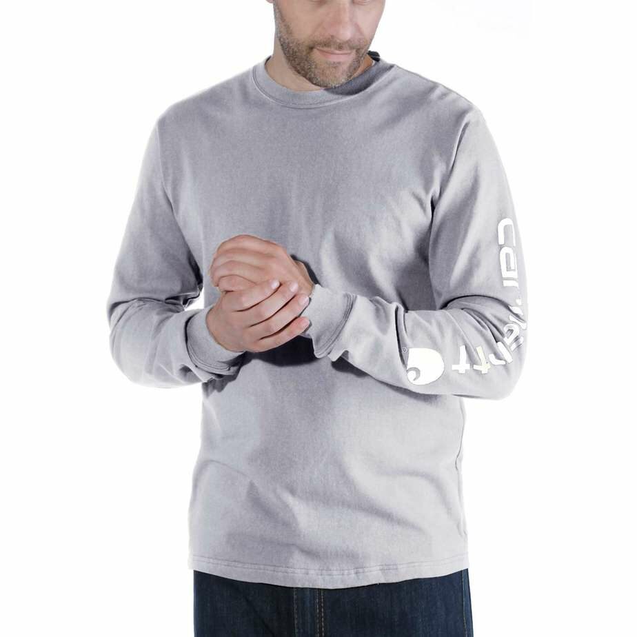 Carhartt långärmad t-shirt med ärmtryck - Image 8