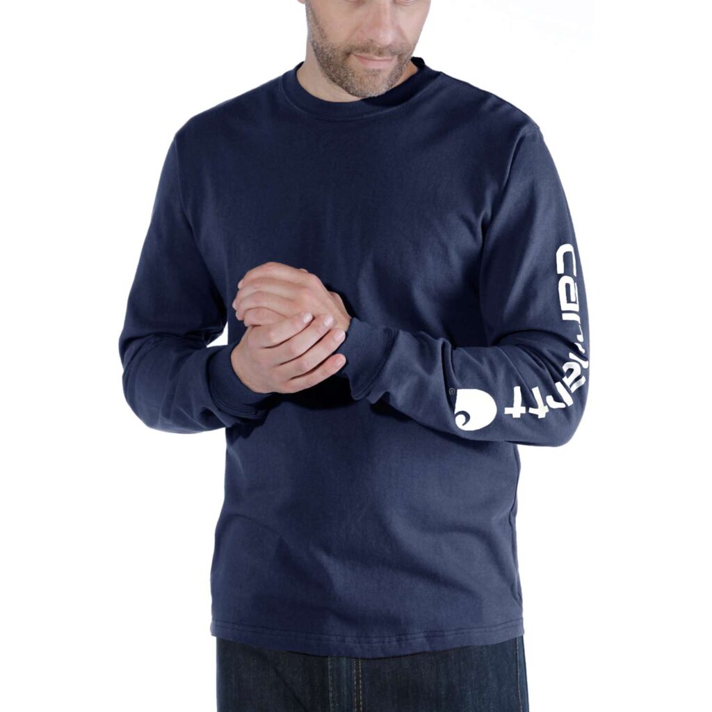 Carhartt långärmad t-shirt med ärmtryck