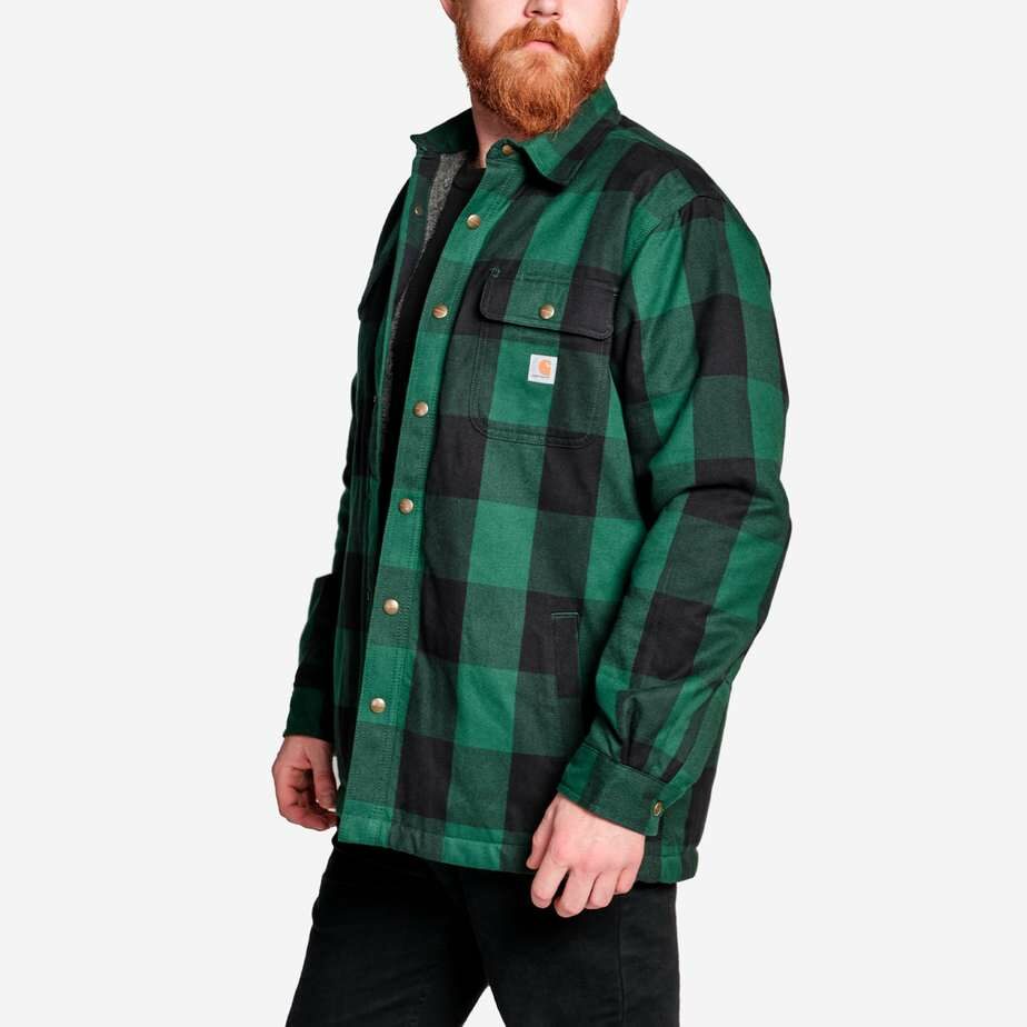 carhartt_hubbard_sherpa_lined_skjortjacka_north_woods_herr_104911g54_vänster