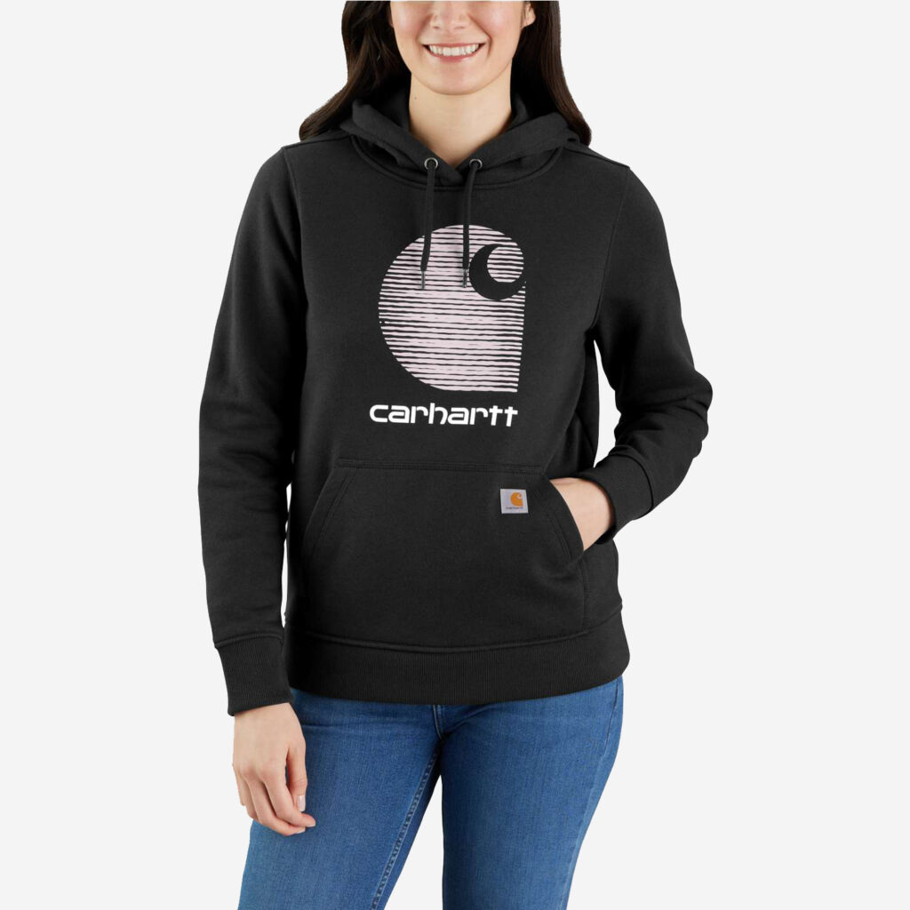 Carhartt vattenavvisande C logo sweatshirt för kvinnor
