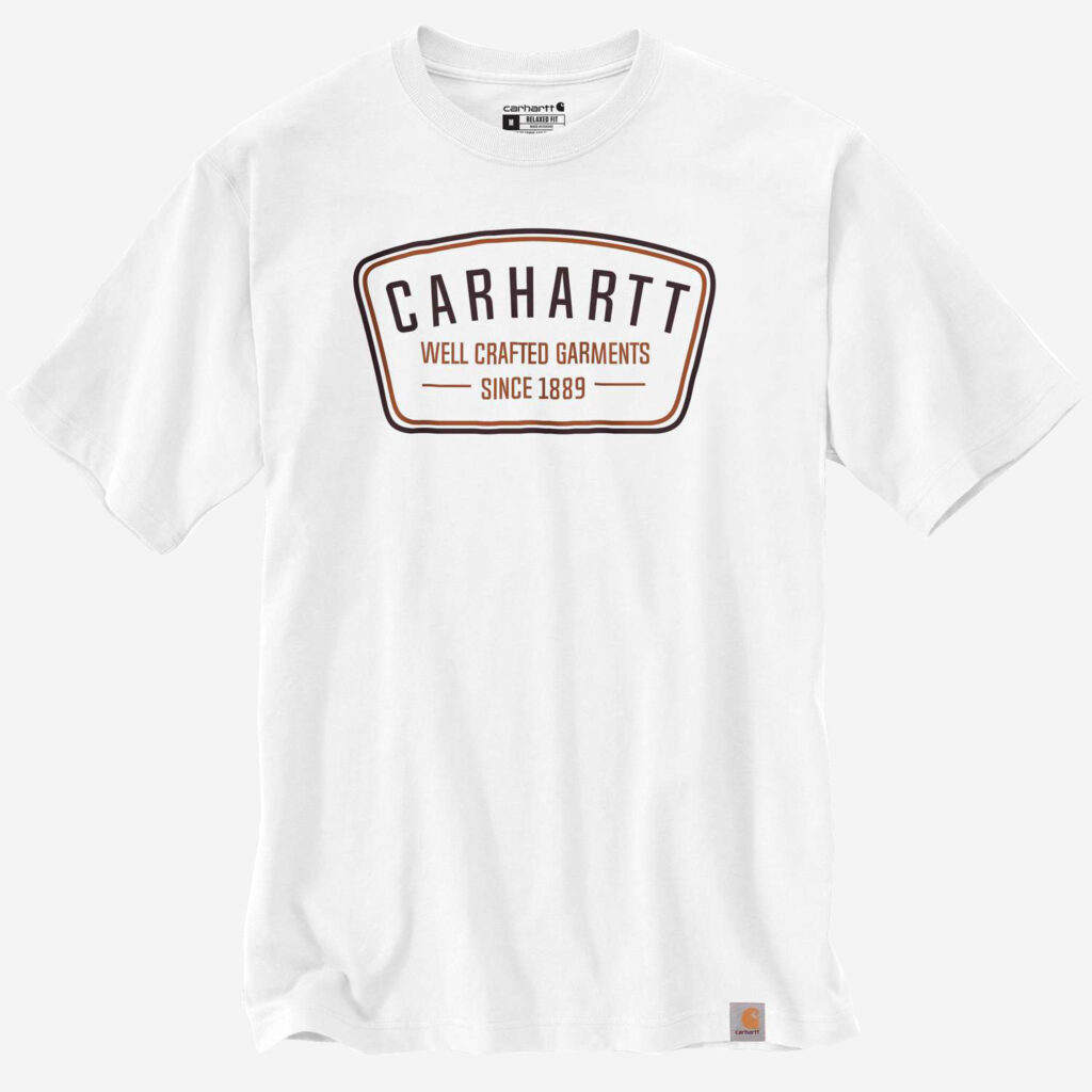 Carhartt crafted kortärmad t-shirt med tryck