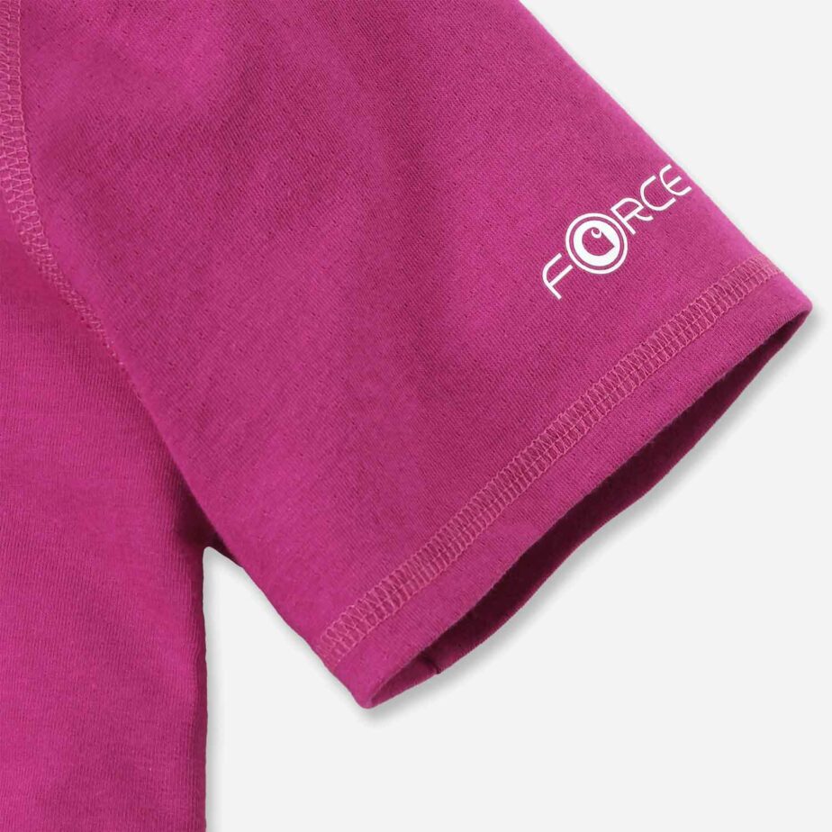 Carhartt force t-shirt med brystlomme kvinde pink