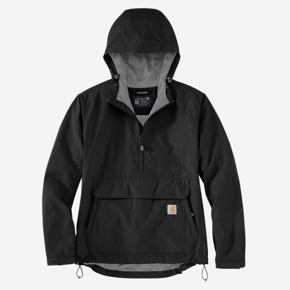 Carhartt vandafvisende anorak i sort - Kvinde