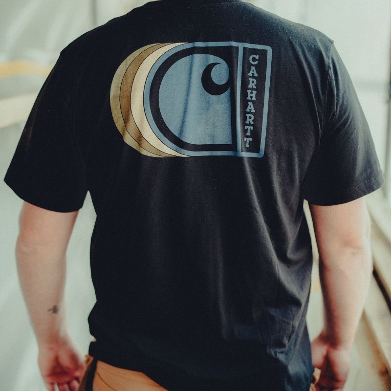 CARHARTT T-SHIRT MED RYGGTRYCK