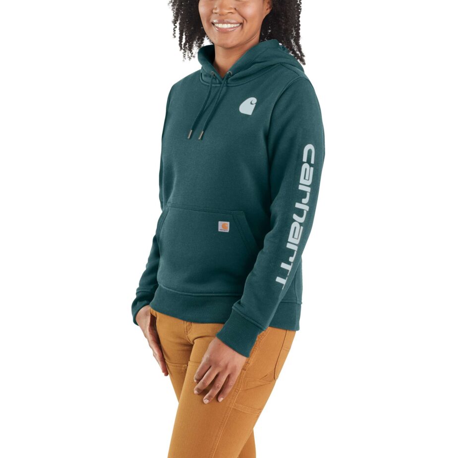 Carhartt Logo Sleeve Graphic Sweatshirt<br><br> - Image 2