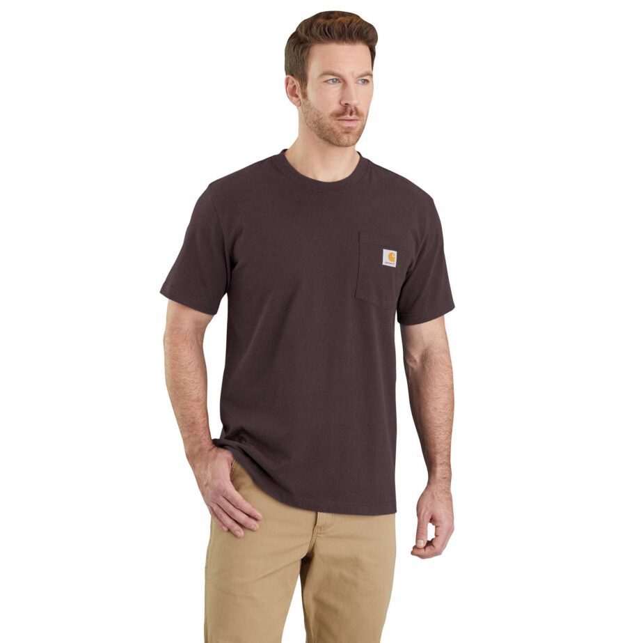 Carhartt workwear kortärmad t-shirt med ficka - Image 4