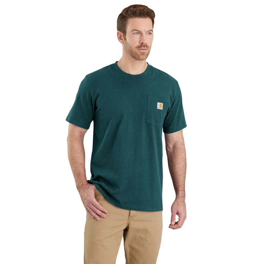 Carhartt workwear kortärmad t-shirt med ficka - Image 3