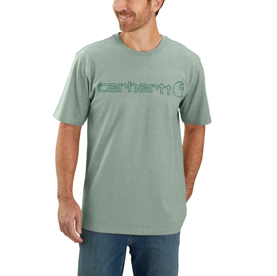 Carhartt core logga kortärmad t-shirt till herr - Image 15