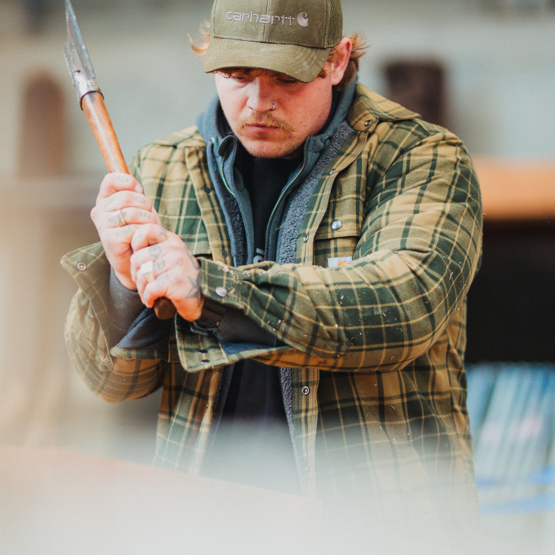 CARHARTT SKJORTJACKA MED SHERPAFODER
