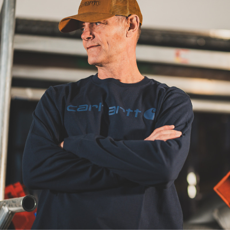Carhartt långärmad core logo t-shirt