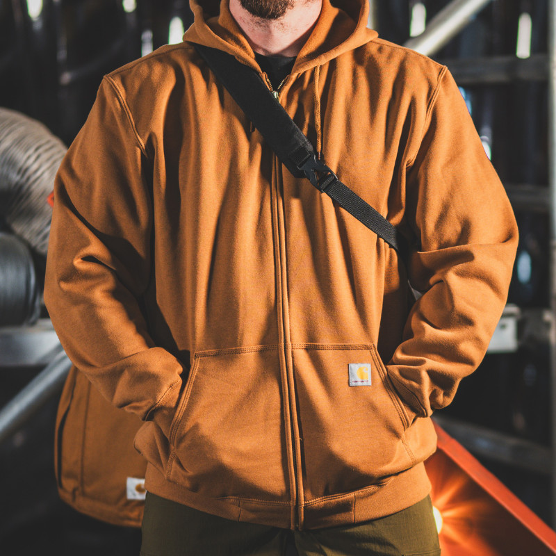 CARHARTT MARQUETTE FULL-ZIP SWEATSHIRT