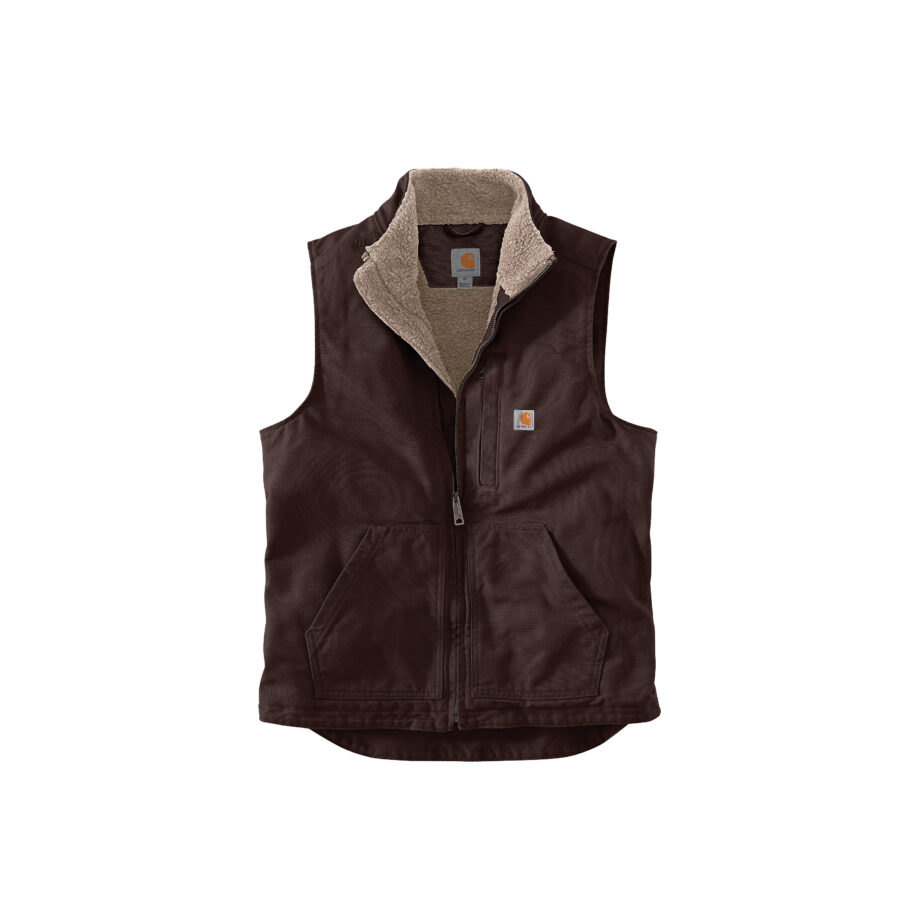 Carhartt mock neck väst med sherpa fodring