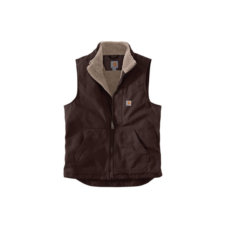 Carhartt mock neck väst med sherpa fodring