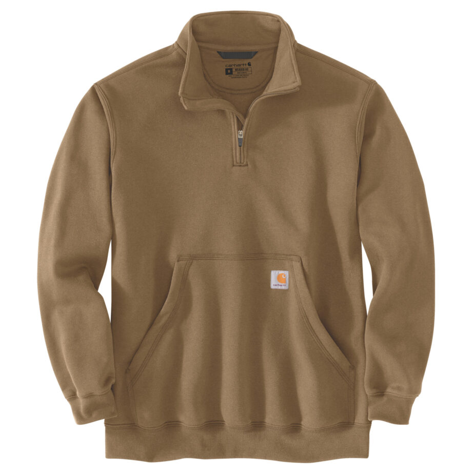 Carhartt sweatshirt med half zip