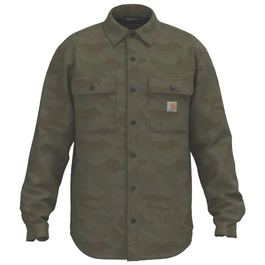 CARHARTT SKJORTJACKA MED FLEECEFODER