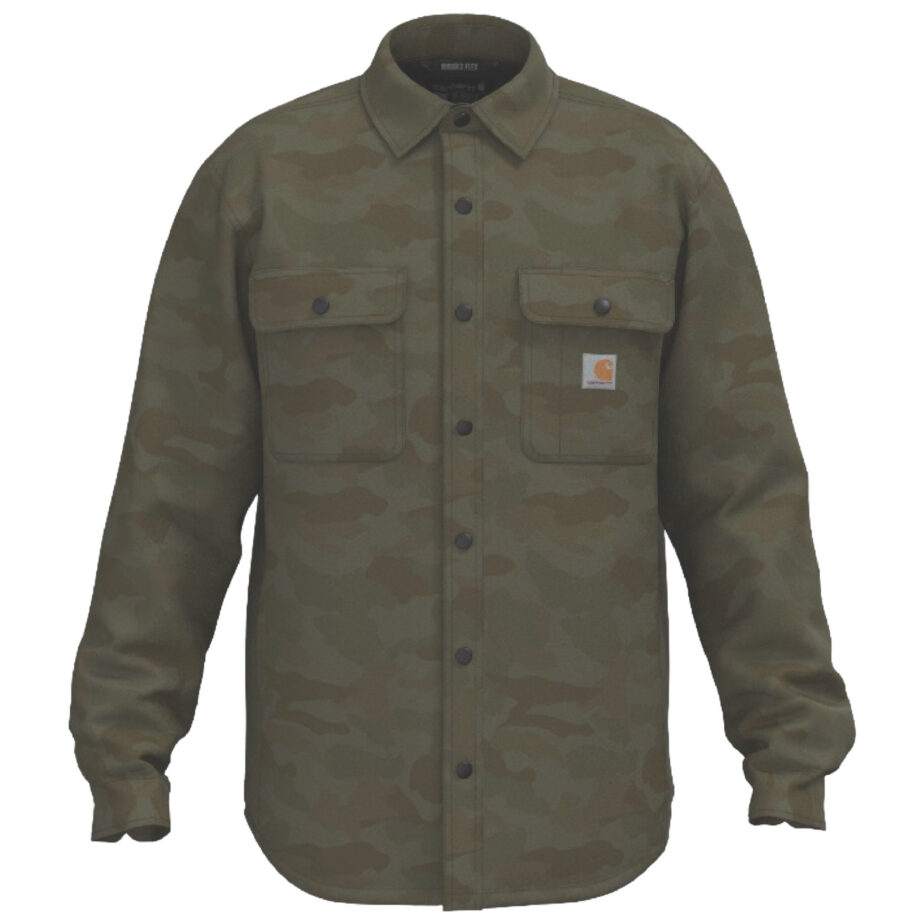 CARHARTT SKJORTJACKA MED FLEECEFODER