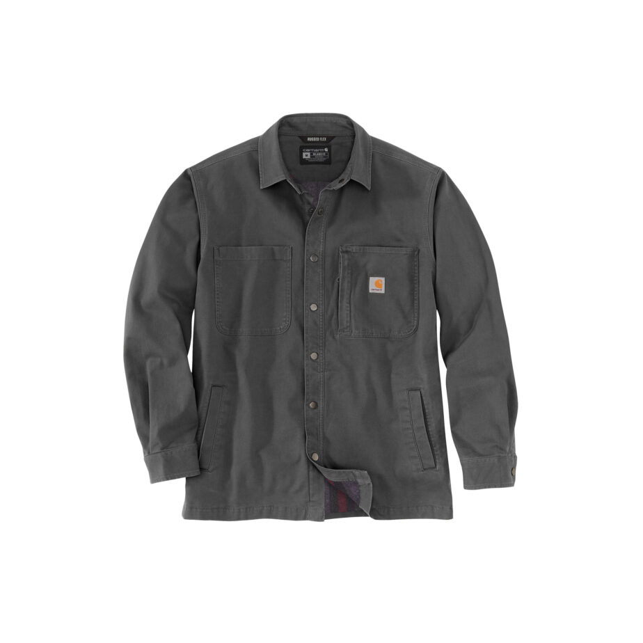 Carhartt canvas fleece fodrad skjortjacka