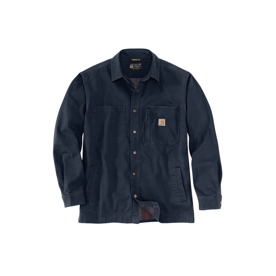 Carhartt canvas fleece fodrad skjortjacka