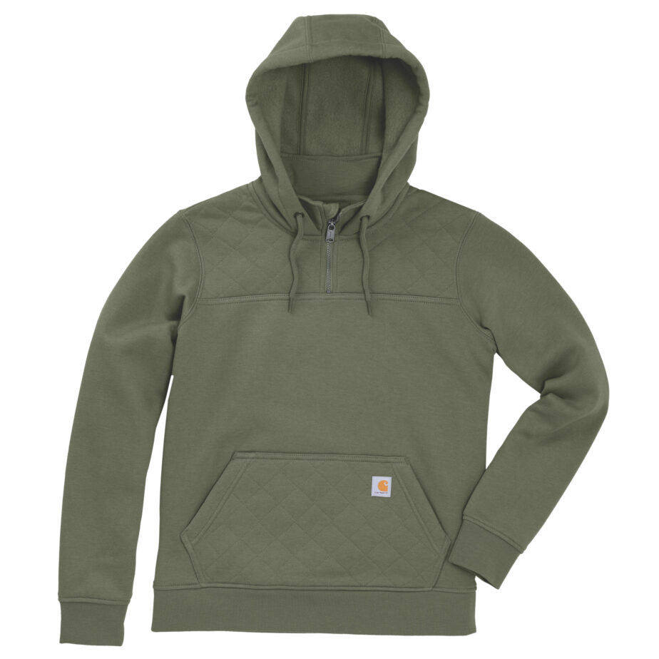 CARHARTT VATTENAVVISANDE HALF-ZIP SWEATSHIRT -KVINNOR