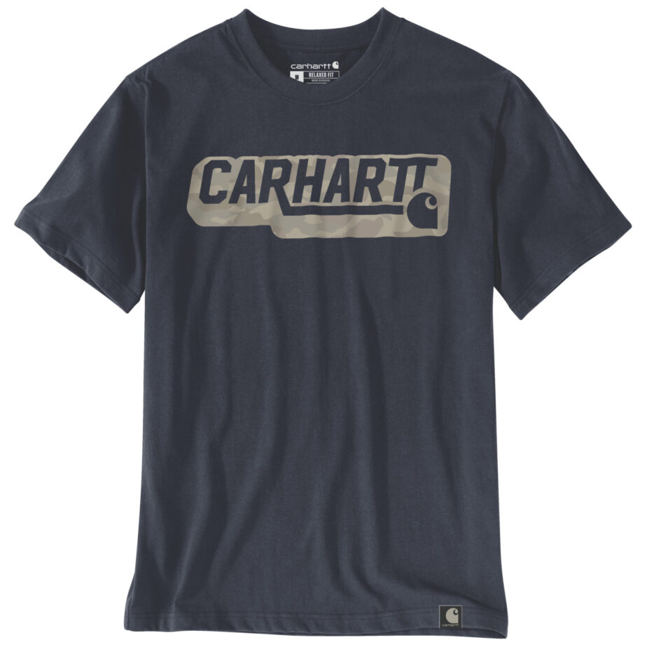 CARHARTT IRVINE CAMO LOGO T-SHIRT