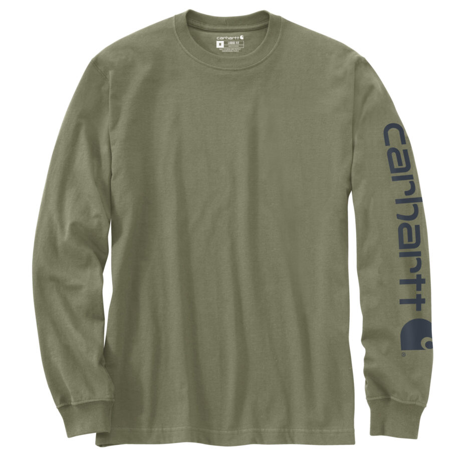 Carhartt långärmad t-shirt med ärmtryck