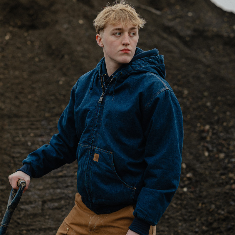 CARHARTT DENIM ACTIVE JACKA