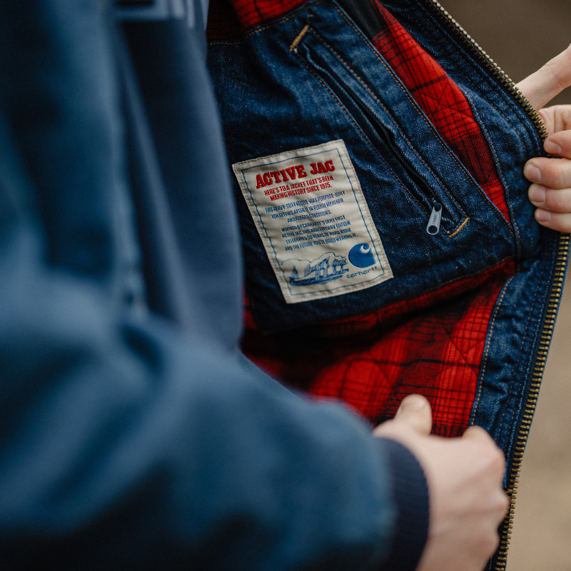 CARHARTT DENIM ACTIVE JACKA - Bild 2